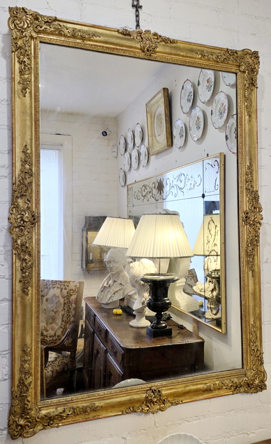 A French Napoleon III Mirror A French Napoleon III Mirror